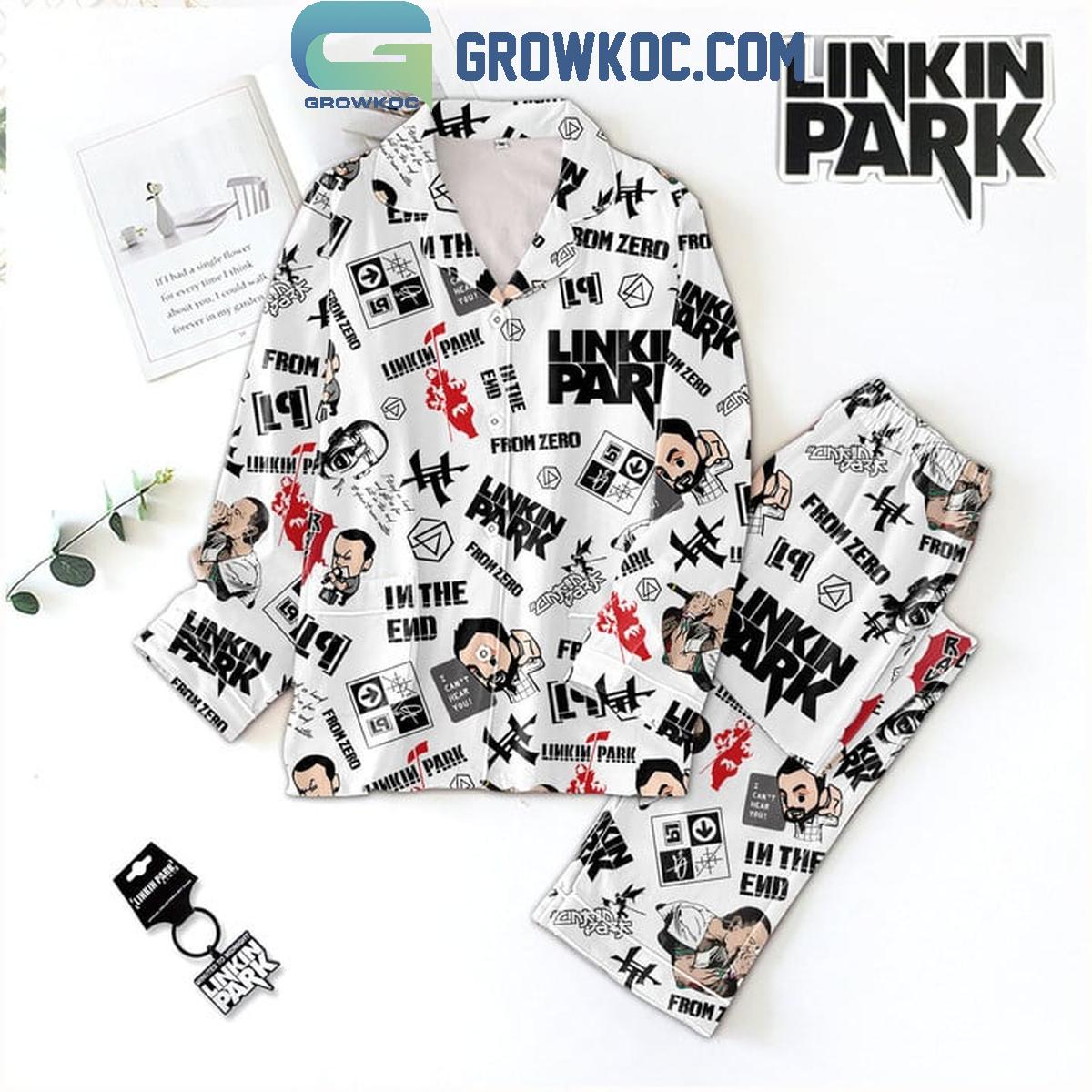 Linkin Park In The End From Zero Polyester Pajamas Set 1 O1G0g