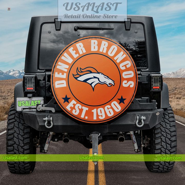 LlKySz1o denver broncos est 1960 spare tire cover 1 Nlvdw