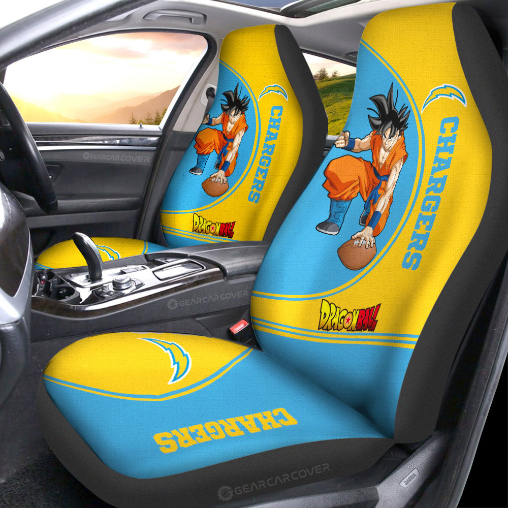 Los Angeles Chargers Car Seat Covers Goku Car Accessories For Fans Gear Car Cover DN2802232017 CSC 2023