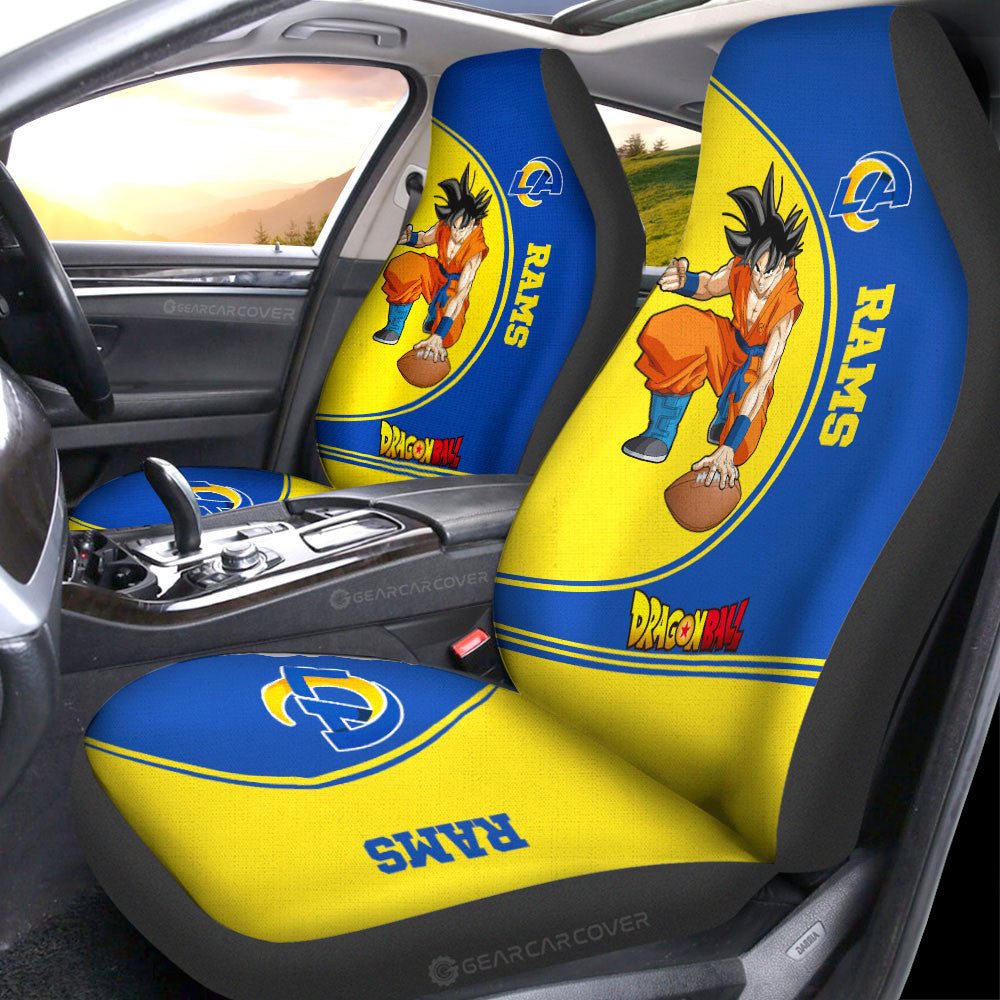 Los Angeles Rams Car Seat Covers Goku Car Accessories For Fans Gear Car Cover DN2802232018 CSC 2023