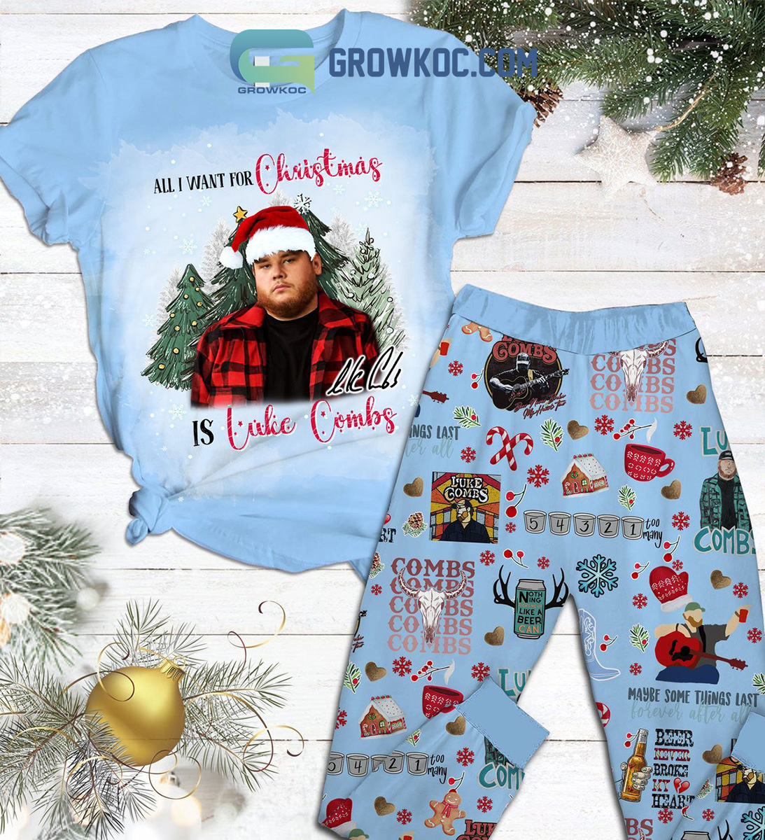Luke Combs All I Want For Christmas Is Luke Combs Blue Design Maybe Something Last Forever After All Fleece Pajama Sets2B1 VgNVk Luke Combs All I Want For Christmas Is Luke Combs Blue Design Maybe Something Last Forever After All Fleece Pajama Sets2B1 VgNVk