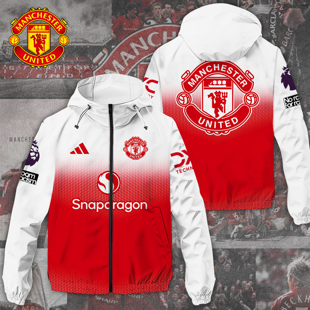 Manchester United Windbreaker Jacket TANTN8277 mockup