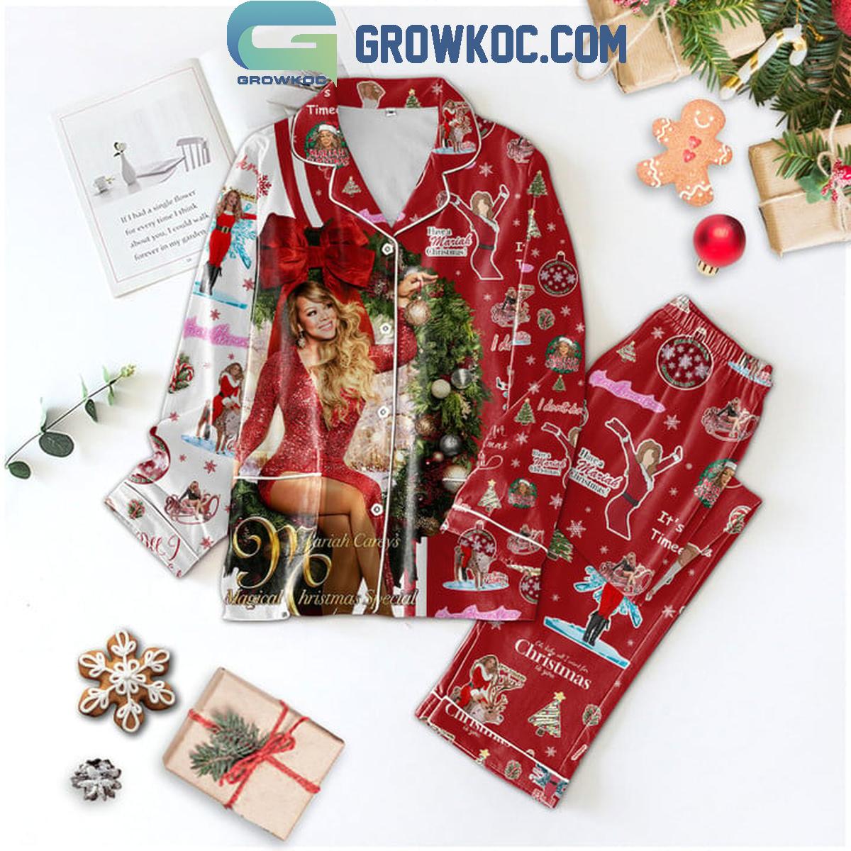 Mariah Careys Magical Christmas Special Polyester Pajamas Set 1 70yoM