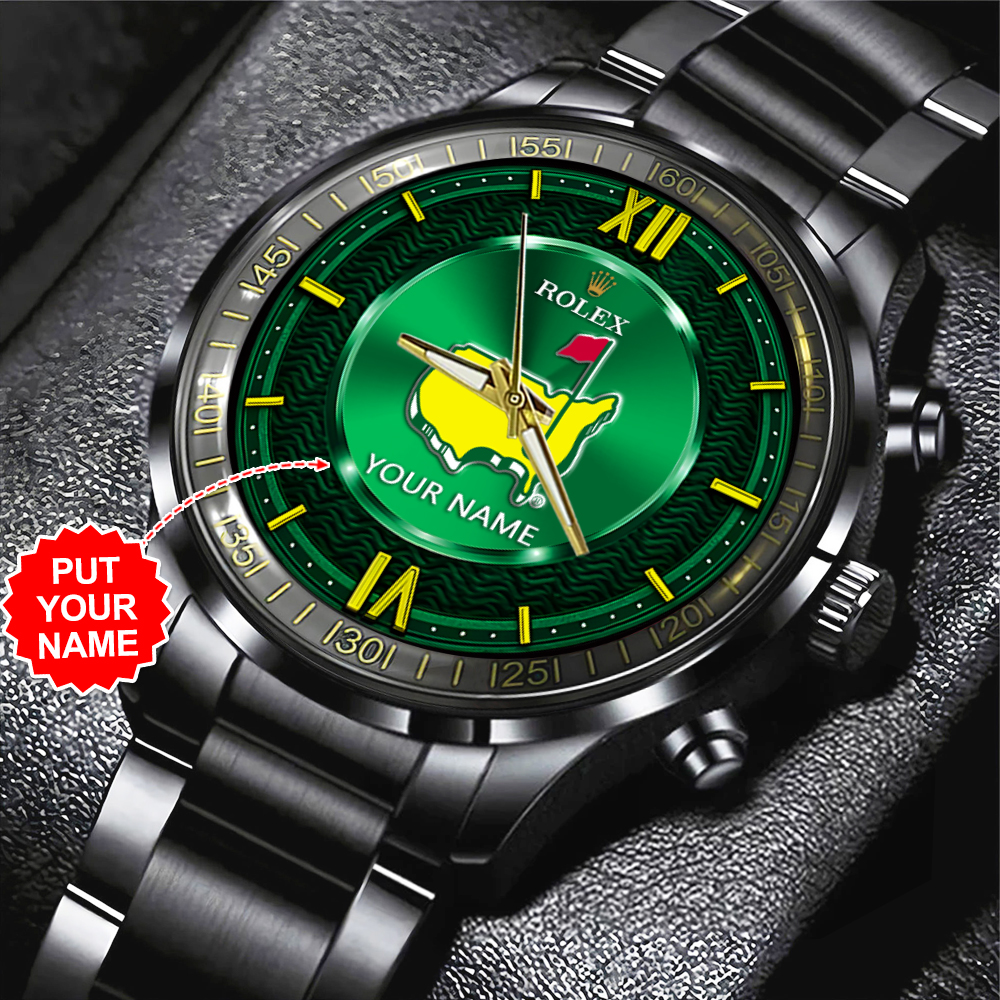 Masters Tournament x Rolex Personalized Black Stainless Steel Watch MAITM10536