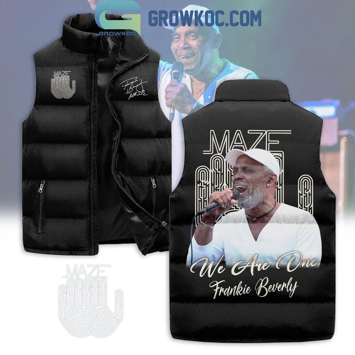 Maze Frankie Beverly We Are One Sleeveless Puffer Jacket 1 yq4bl