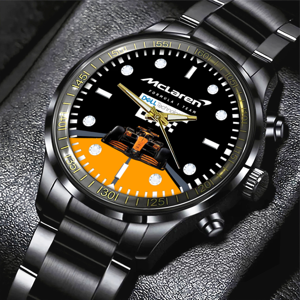 Mc Laren Black Stainless Steel Watch TANTN7203 mk1