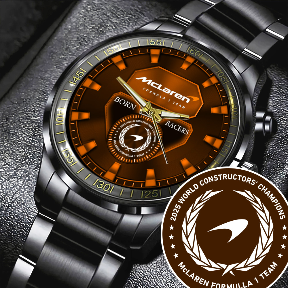McLaren 2025 Constructor s Champions Black Stainless Steel Watch MAITM13292