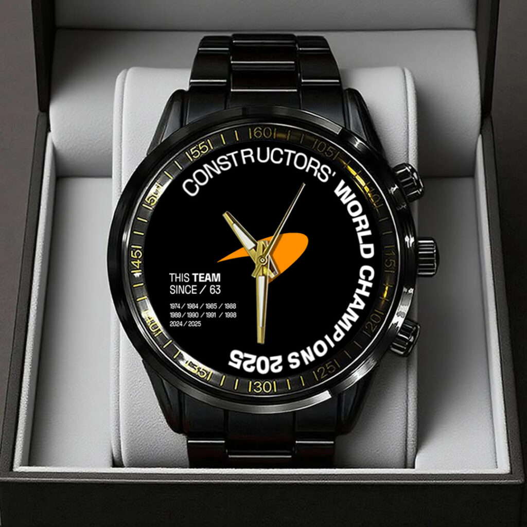 McLaren Formula 1 Team 2025 Constructors 10 Times Black Stainless Steel Watch TANTN17266 mk1 1024x1024 1