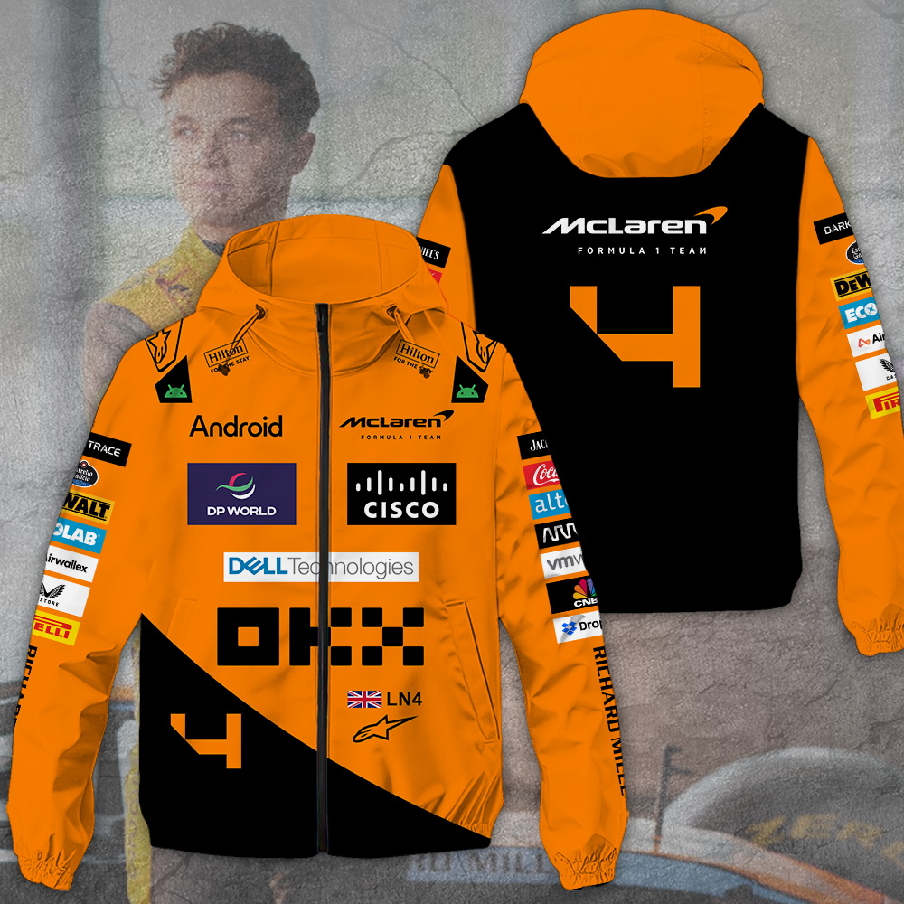 Mclaren x Lando Norris Windbreaker Jacket TANTN8028