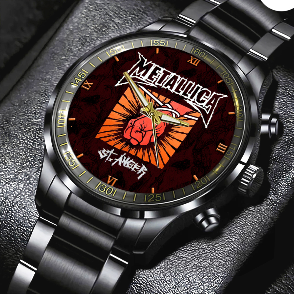 Metallica Black Stainless Steel Watch GNENEW346 4