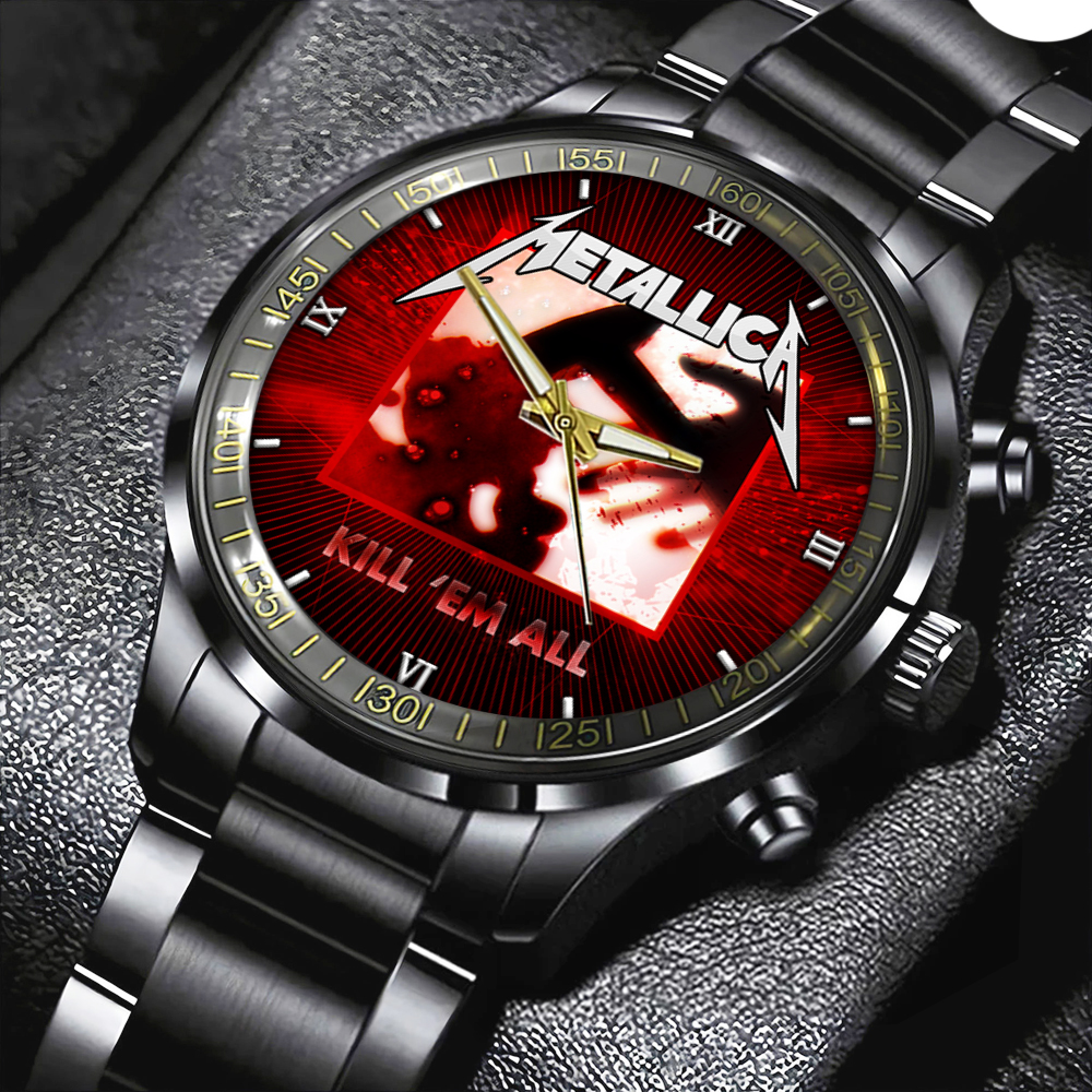 Metallica Black Stainless Steel Watch GNENEW363 4