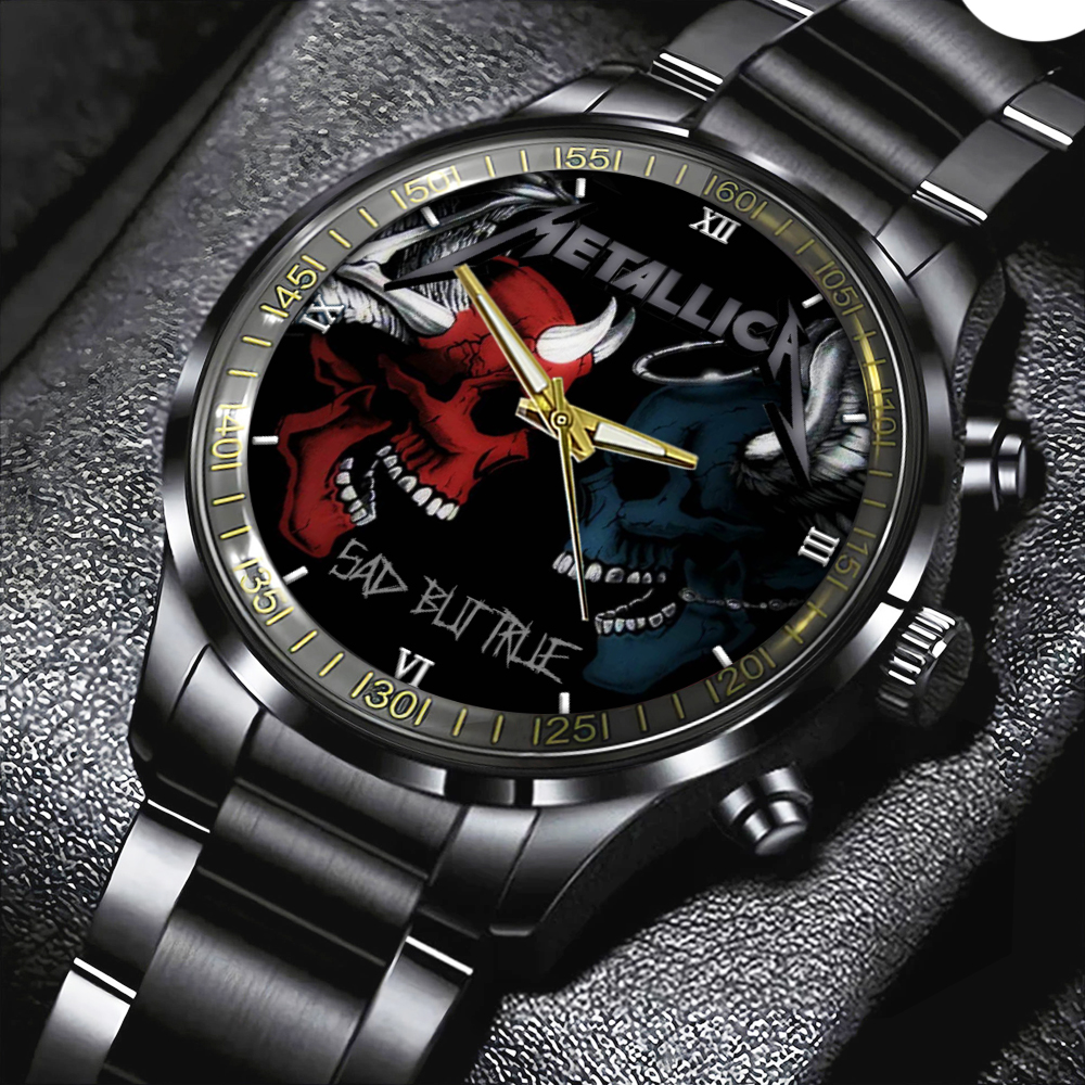 Metallica Black Stainless Steel Watch GNENEW371 4