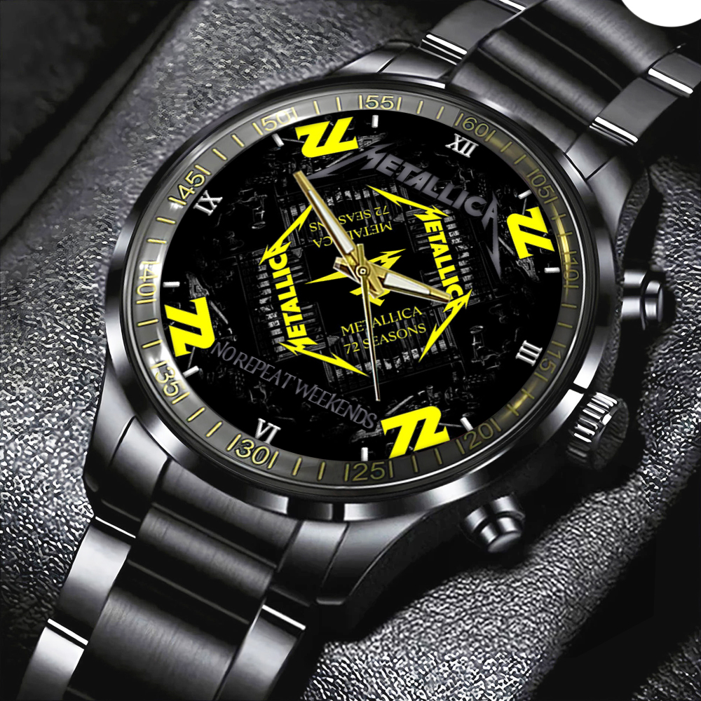 Metallica Black Stainless Steel Watch GNENEW378 4