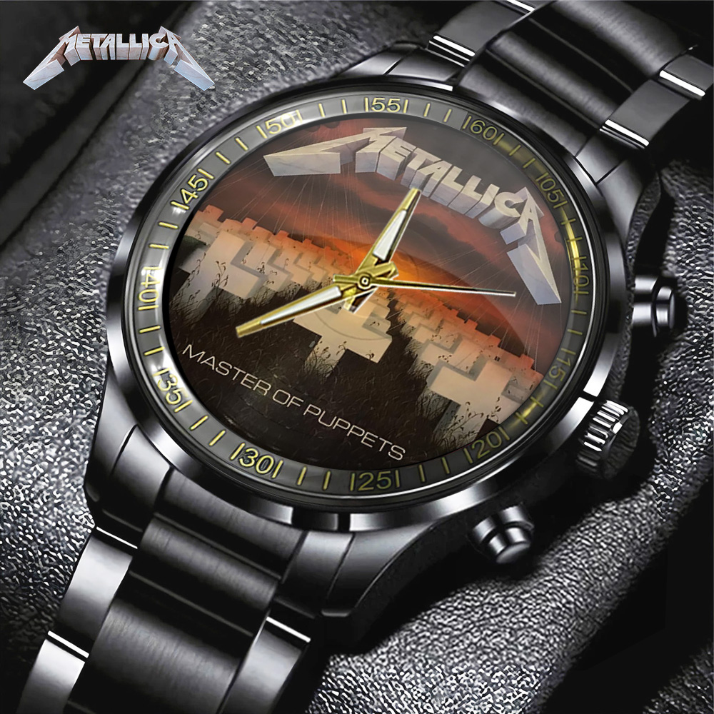 Metallica Black Stainless Steel Watch GNE3032 MK1