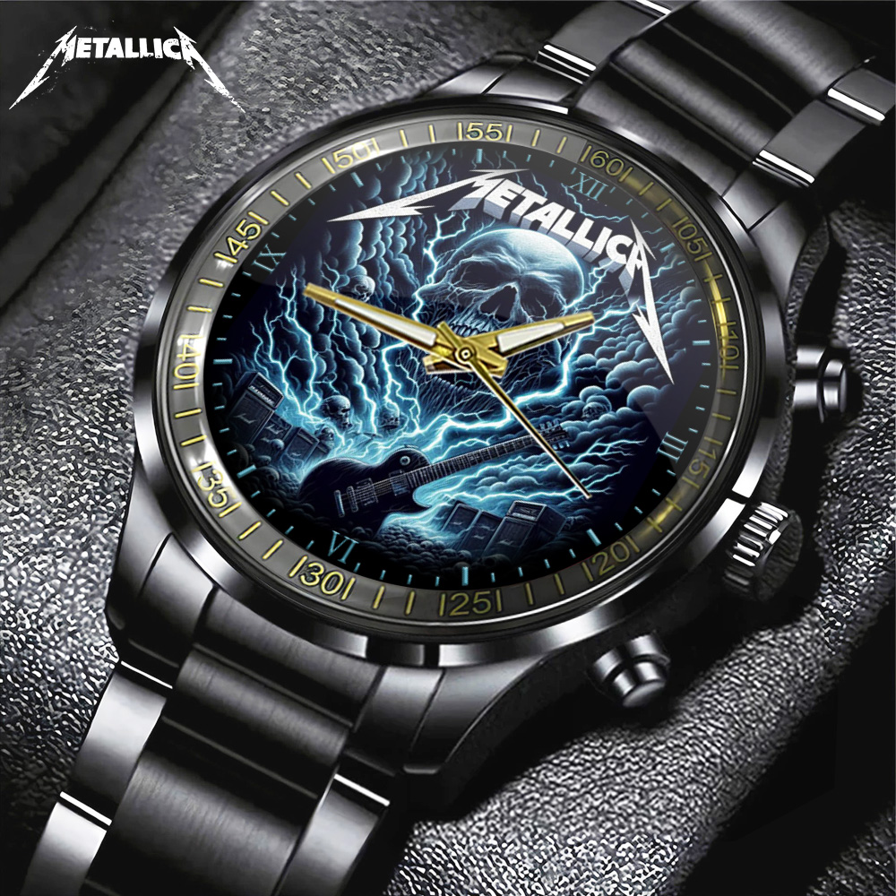 Metallica Black Stainless Steel Watch GNE3038 mk1