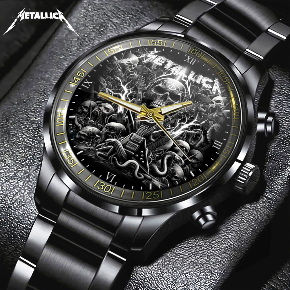 Metallica Black Stainless Steel Watch GNE3116 mk1