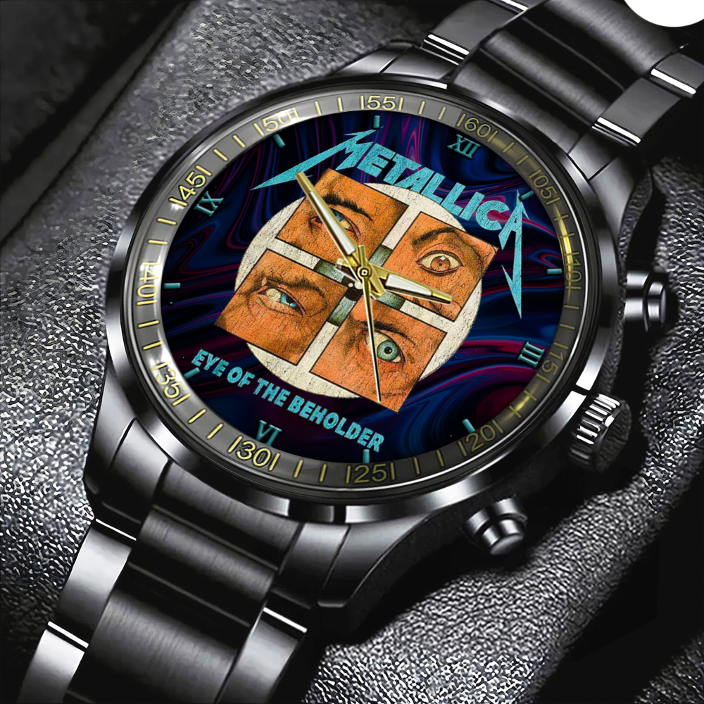 Metallica Black Stainless Steel Watch GNENEW224 1