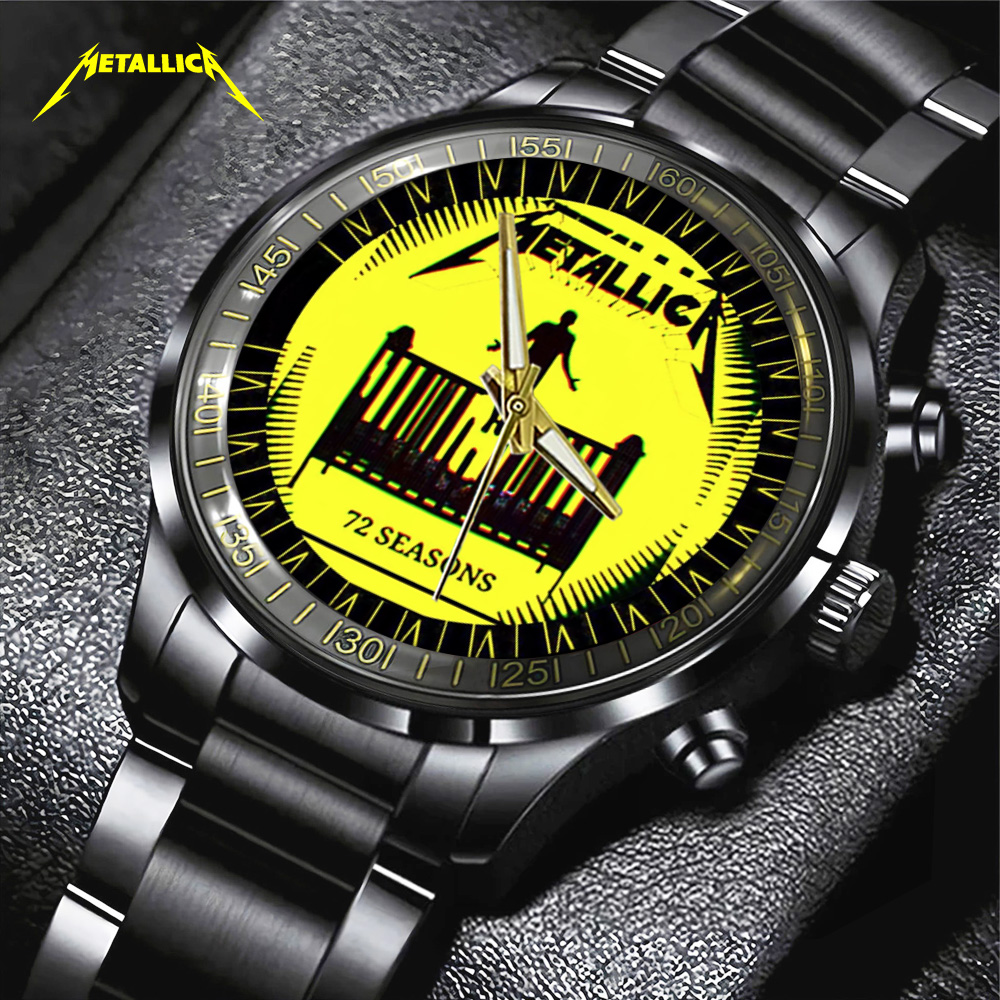 Metallica Black Stainless Steel Watch TANTN13394 mk1