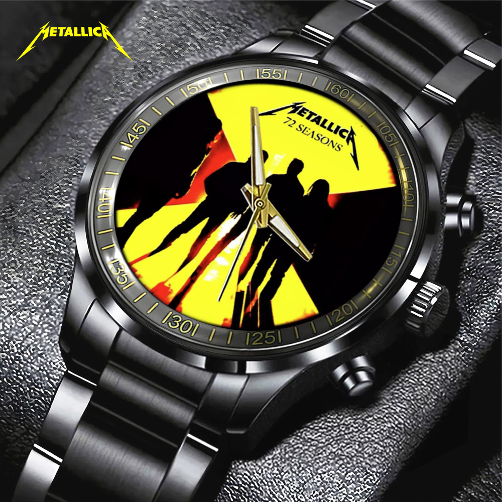 Metallica Black Stainless Steel Watch TANTN13397 mk1