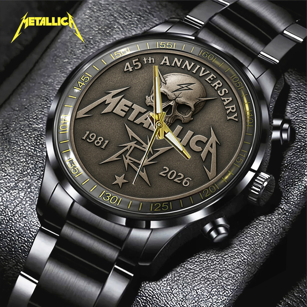 Metallica Black Stainless Steel Watch TANTN14146 mk1