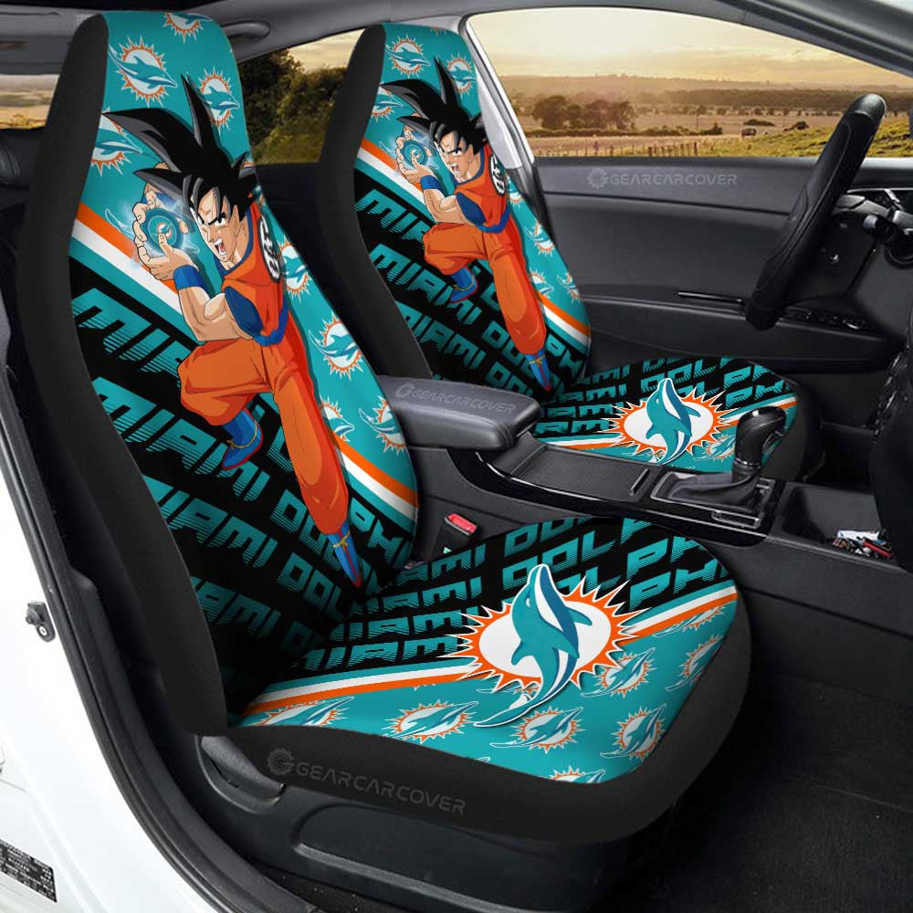 Miami Dolphins Car Seat Covers Goku Car Accessories For Fans Gear Car Cover TN0901231043 CSC 2023