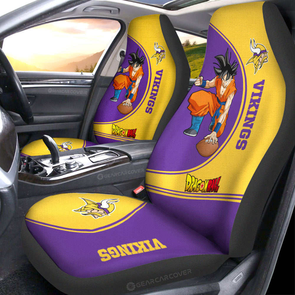Minnesota Vikings Car Seat Covers Goku Car Accessories For Fans Gear Car Cover DN2802232020 CSC 2023