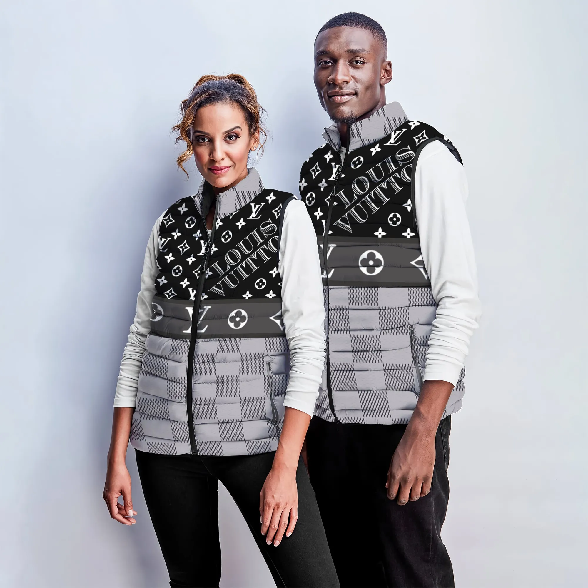 NEW2BRELEASE2BE29CA82BPremium2BLuxury2BLOUIS2BVUITTON2BSleeveless2BPuffer2BJacket2BNNM0508PMD04 33 4xTUz