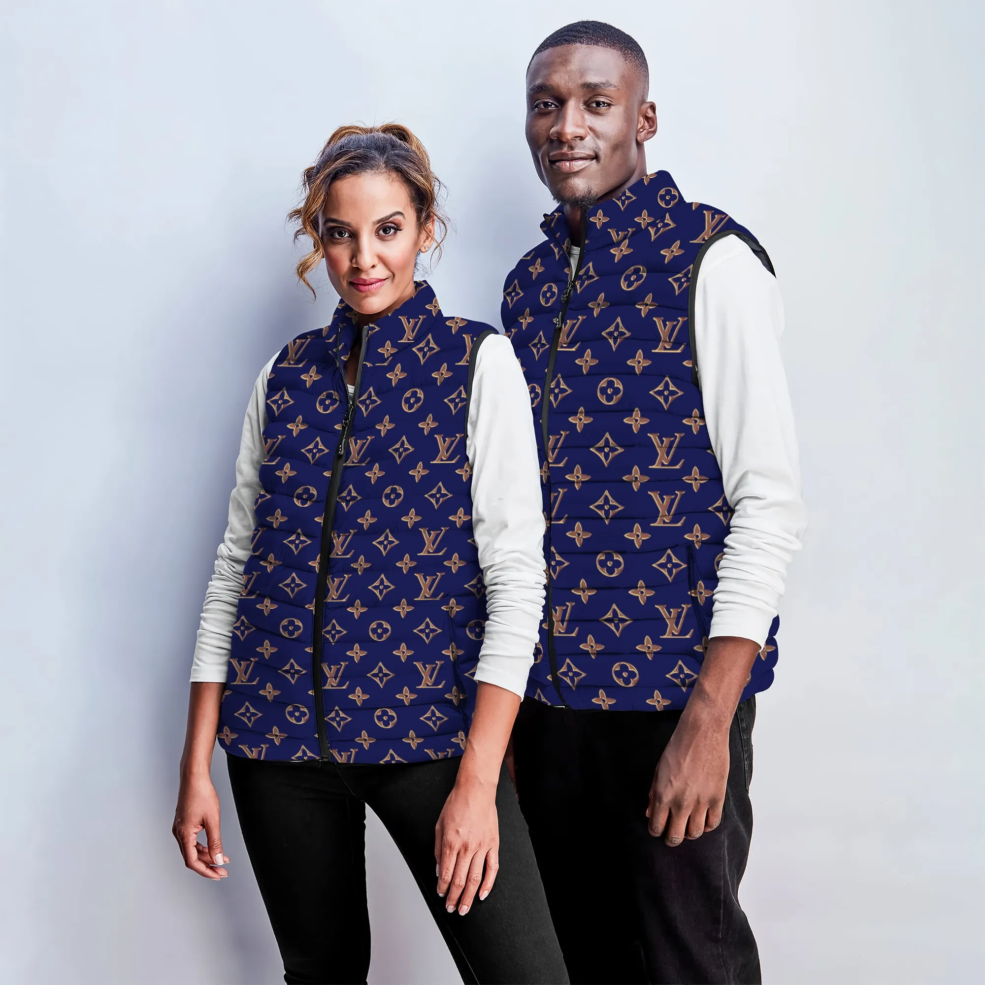 NEW2BRELEASE2BE29CA82BPremium2BLuxury2BLOUIS2BVUITTON2BSleeveless2BPuffer2BJacket2BNNM0508PMD06 35 AsaKp