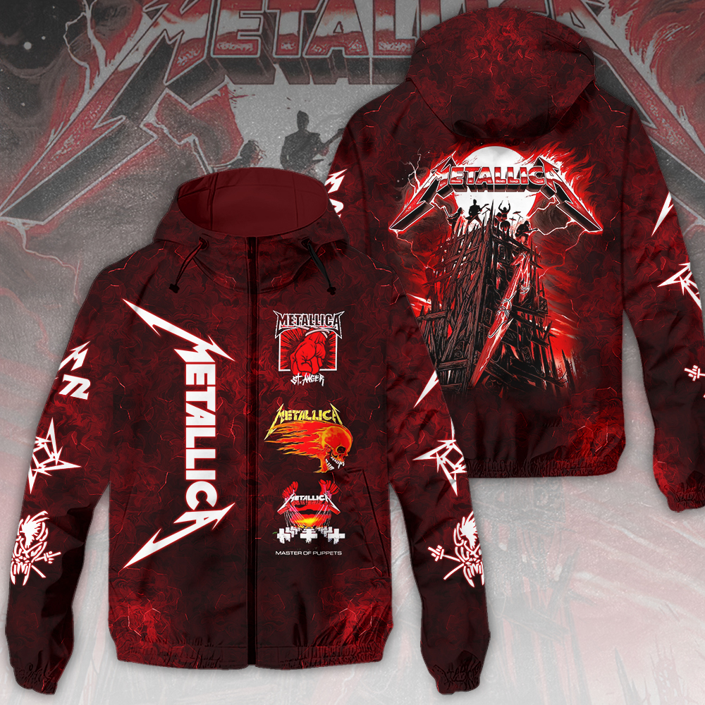 NGHIAVT1671.5 Metallica Windbreaker Jacket