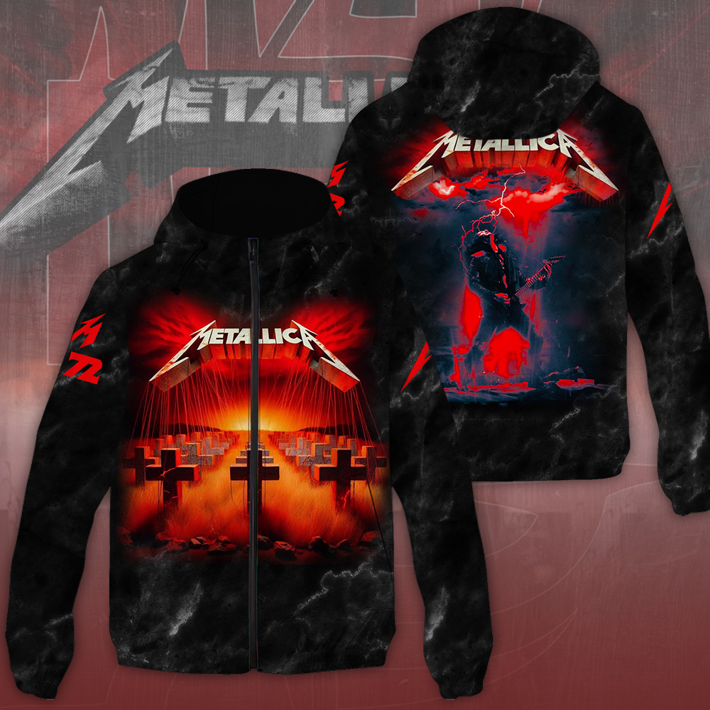 NGHIAVT1691 Metallica Windbreaker Jacket PANH