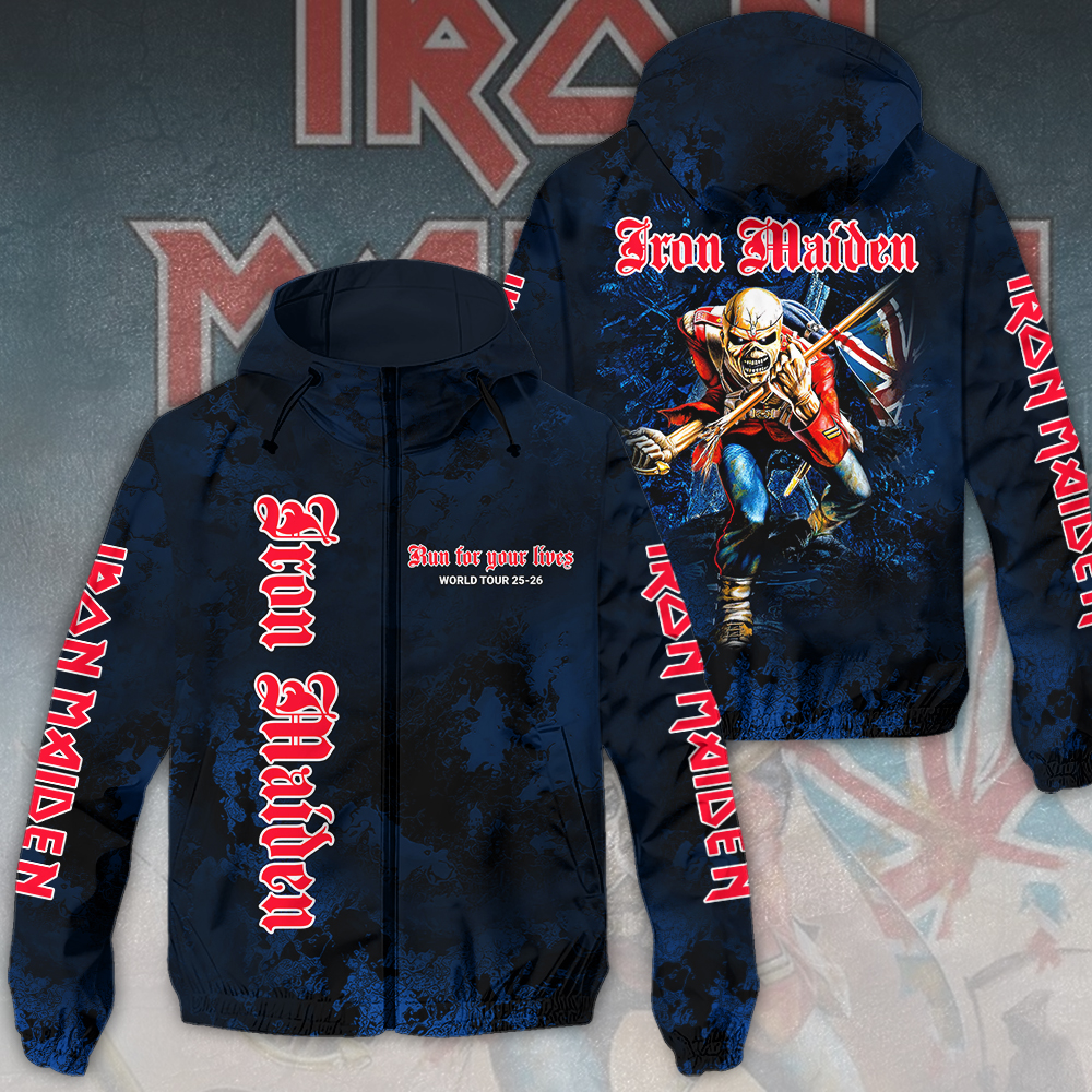 NGHIAVT1751.5 Iron Maiden Windbreaker Jacket
