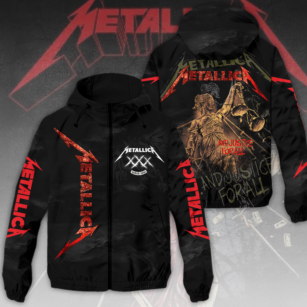 NGHIAVT1811.5 Metallica Windbreaker Jacket