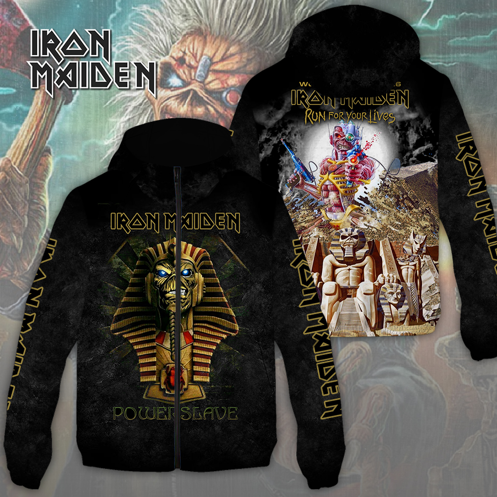 NGHIAVT2204 Iron Maiden Windbreaker Jacket PANH