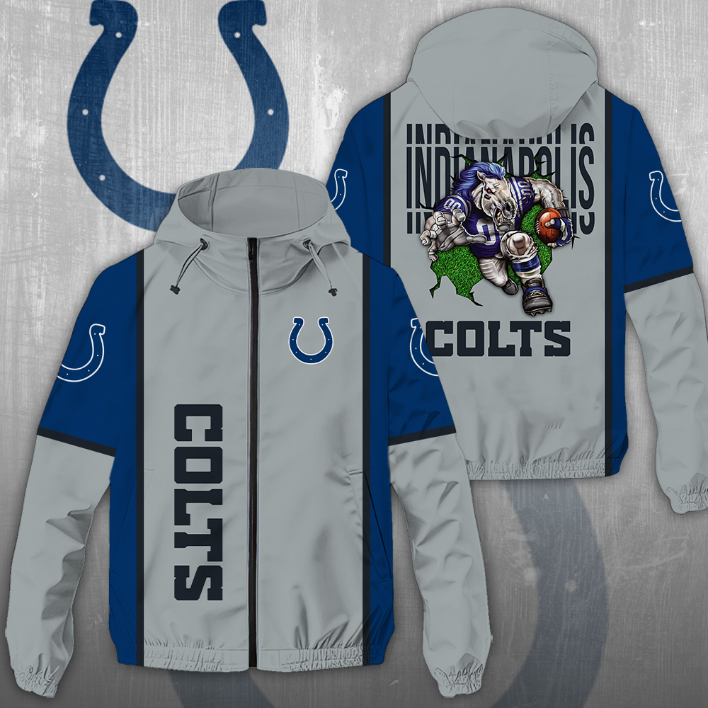 NGHIAVT3915 Indianapolis Colts NFL Windbreaker Jacket