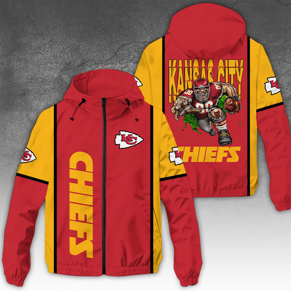 NGHIAVT3920 Kansas City Chiefs NFL Windbreaker Jacket