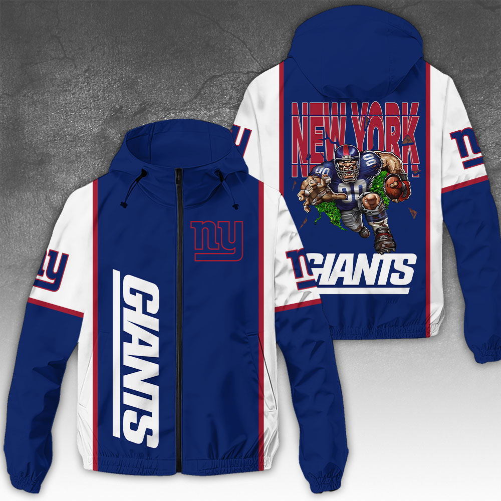 NGHIAVT3924 New York Giants NFL Windbreaker Jacket