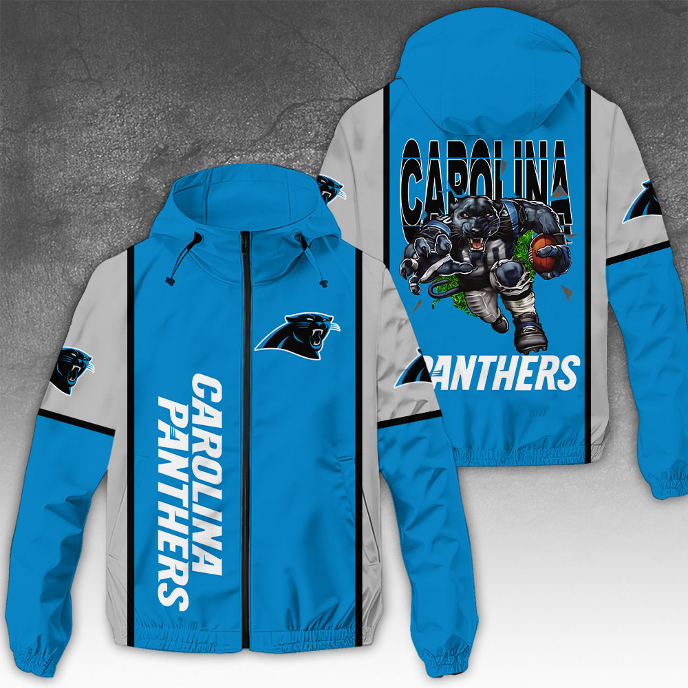 NGHIAVT3931 Carolina Panthers NFL Windbreaker Jacket