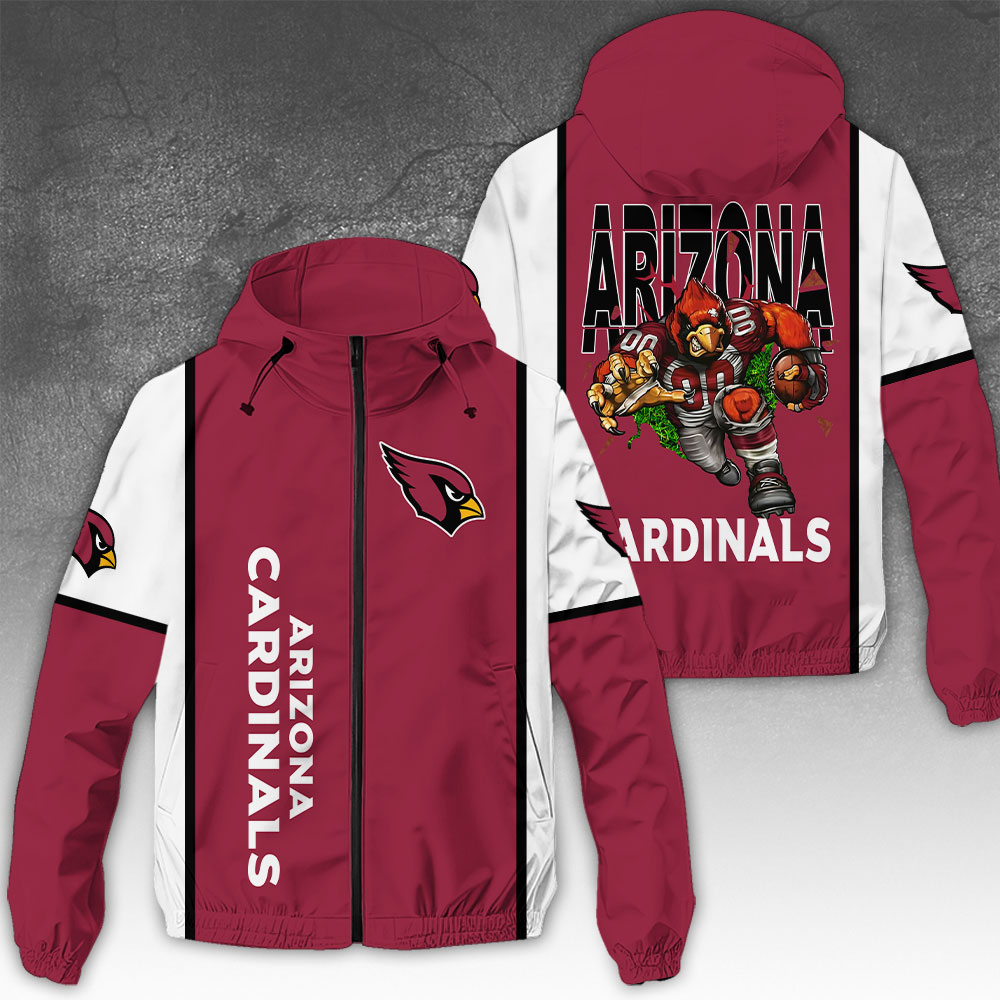 NGHIAVT3934 Arizona Cardinals NFL Windbreaker Jacket