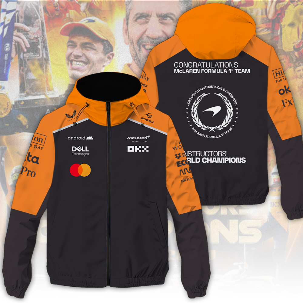 NGHIAVT5203 Mclaren Formula 1 Team 2025 Windbreaker Jacket PANH