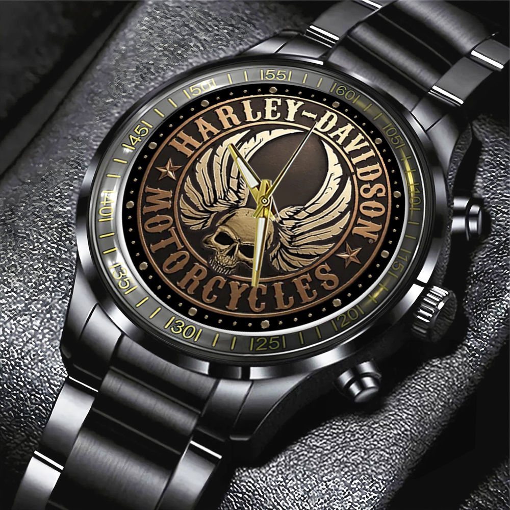 NGHIAVT5246 Harley Davidson Alloy Luxury Quartz Watch PANH 1