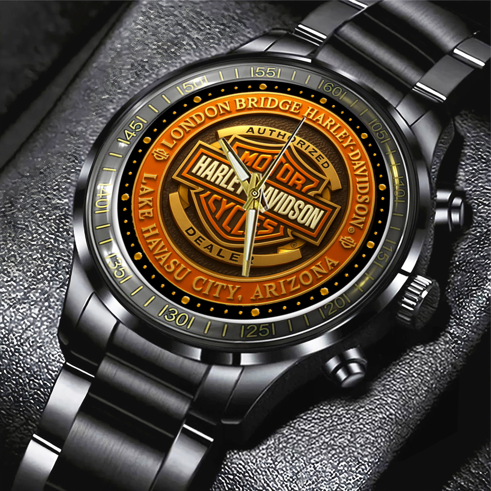 NGHIAVT5248 Harley Davidson Alloy Luxury Quartz Watch PANH 1