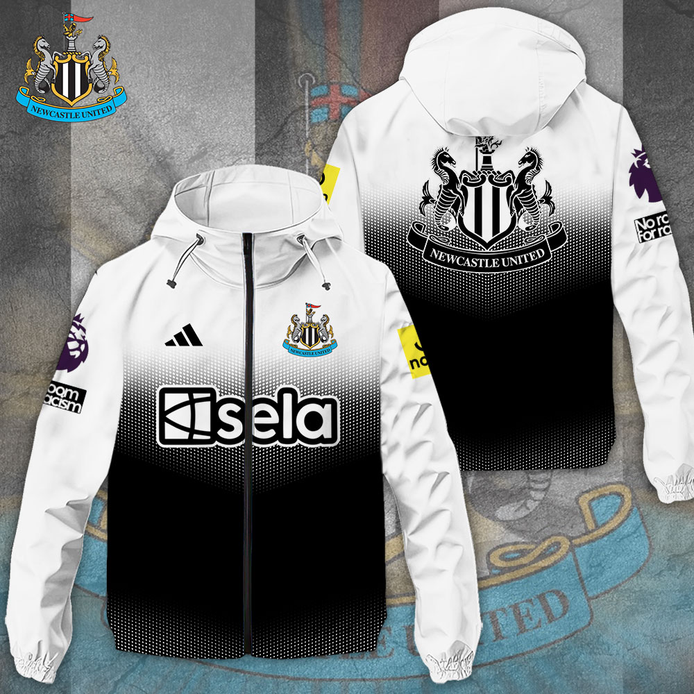 Newcastle United Windbreaker Jacket TANTN8537 mockup