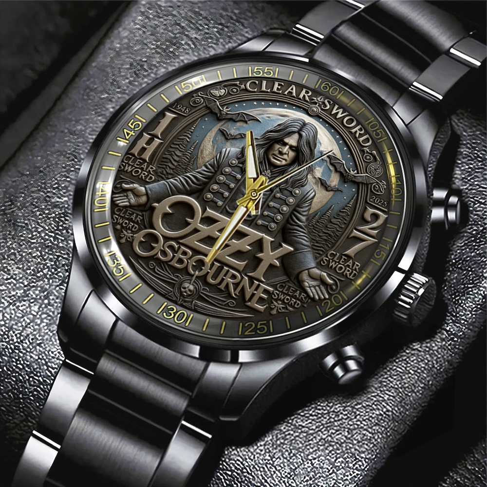 OZZY OSBOURNE STANLESS STEEL WATCH TMTHU1039