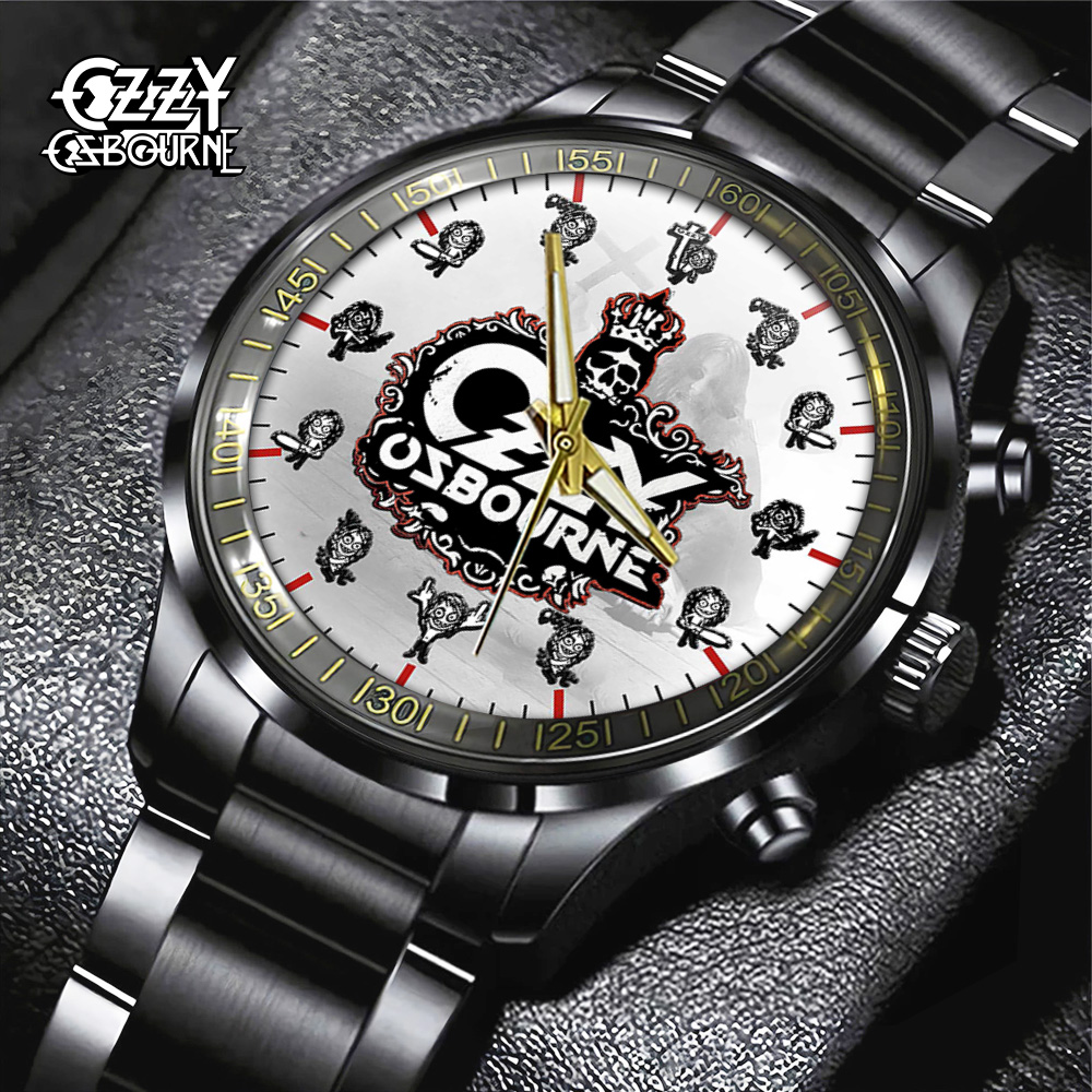 Ozzy Osbourne Black Stainless Steel Watch TANTN14705.jpg mk1