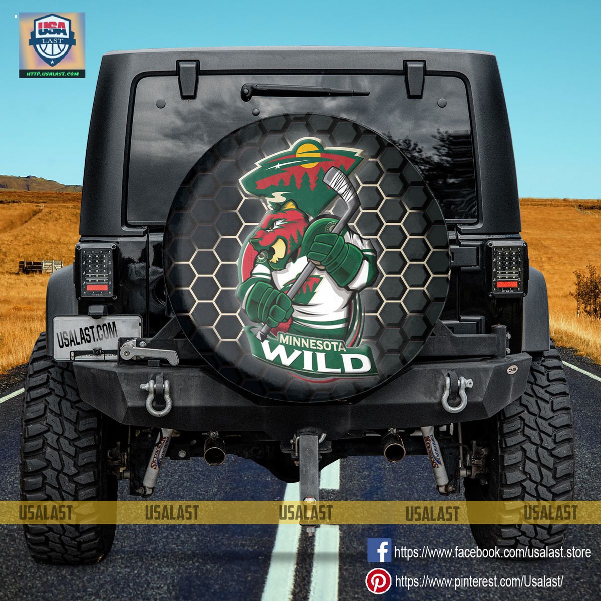 PQiRVYUy minnesota wild mlb mascot spare tire cover 3 2Ovhm