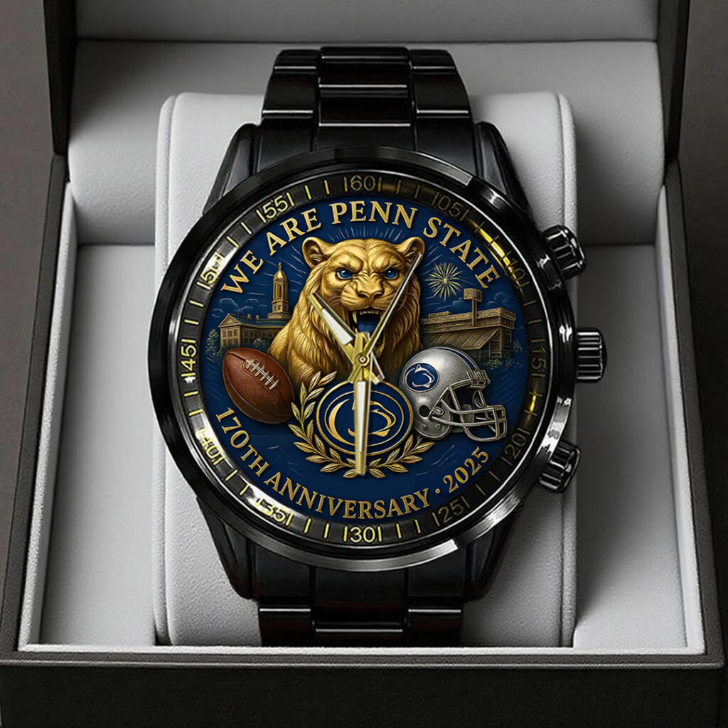 Penn State 170th Anniversary 2025 Black Stainless Steel Watch TANTN16147 mk1 1024x1024 1