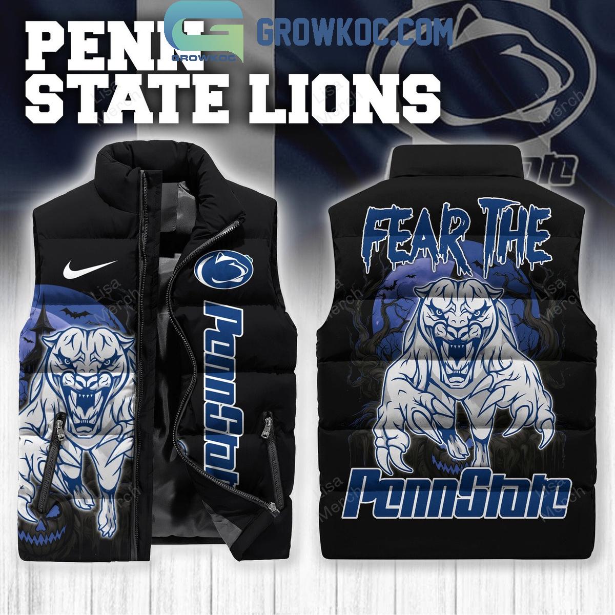 Penn State Nittany Lions Fear The Penn State Sleeveless Puffer Jacket 1 mPClt