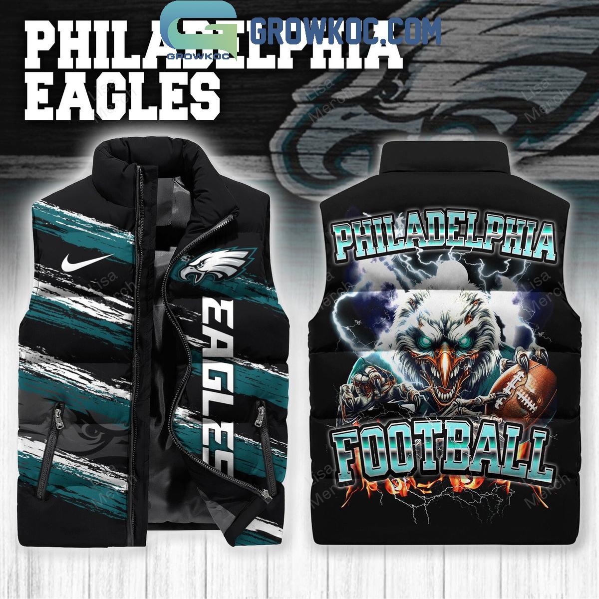 Philadelphia Eagles Football 2024 Sleeveless Puffer Jacket 1 vfEPN