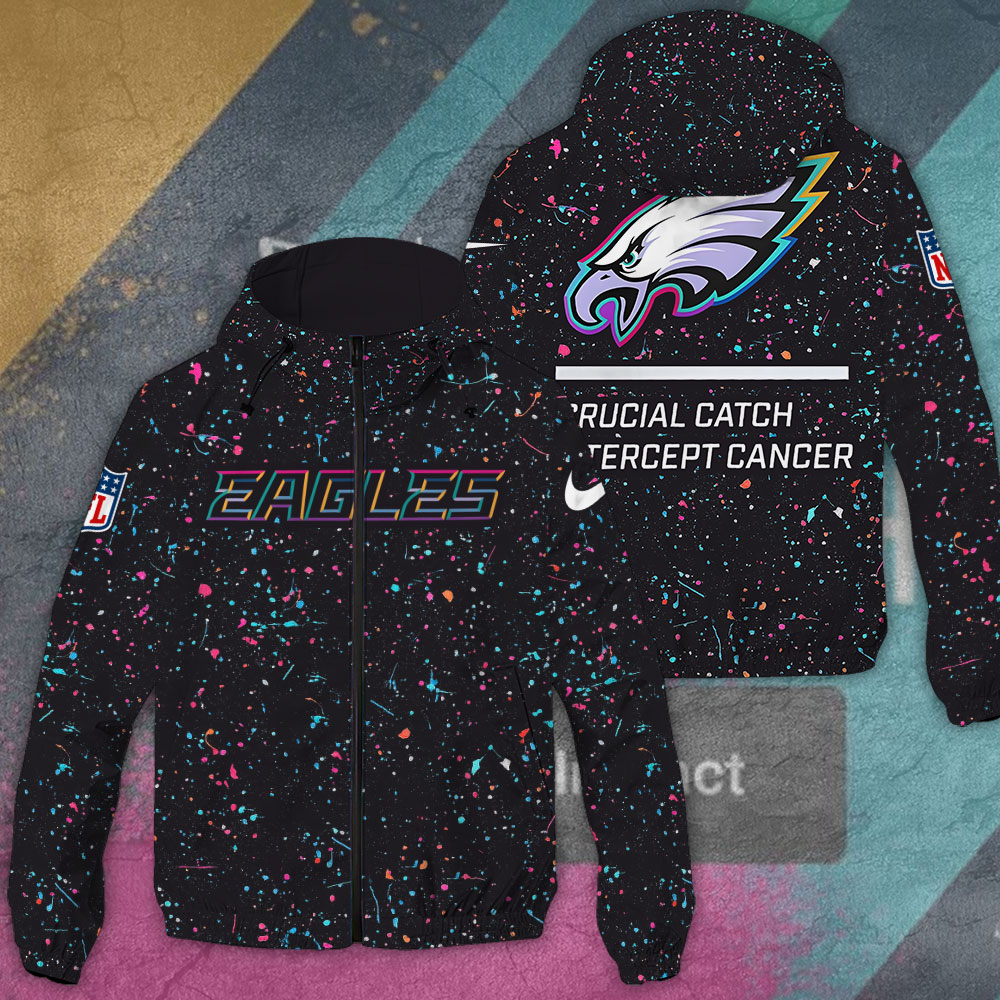 Philadelphia Eagles Windbreaker Jacket TANTN15788 mockup