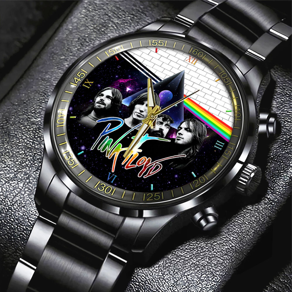 Pink Floyd Black Stainless Steel Watch HOATT4551